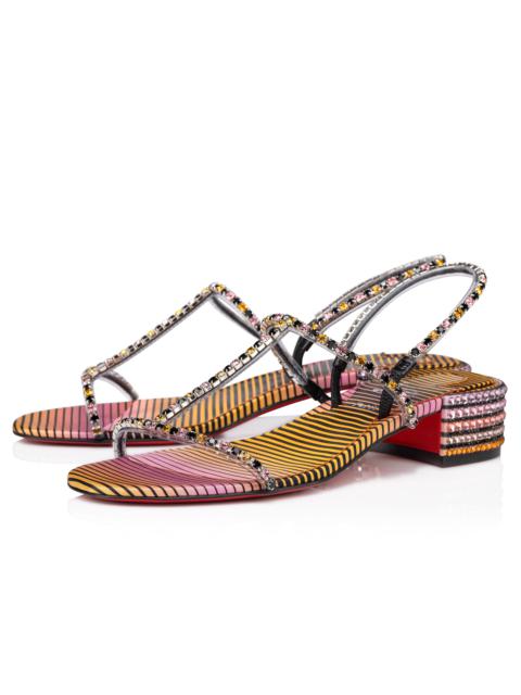 Christian Louboutin Simple Queenie Sandal Strass Aftersun
