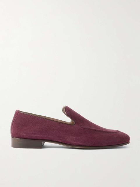 Manolo Blahnik Truro Suede Loafers
