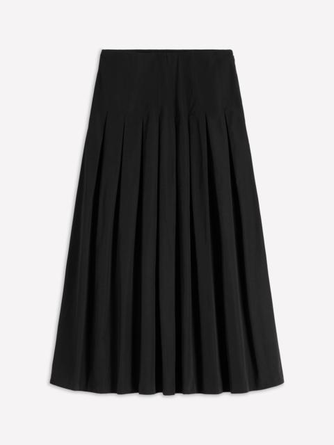 BODEN Valentina Taffeta Midi Skirt-Black