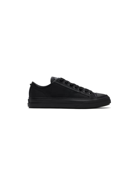 Valentino Black Canvas Sneakers