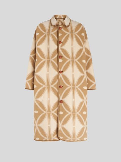 Etro JACQUARD COAT WITH EDGING
