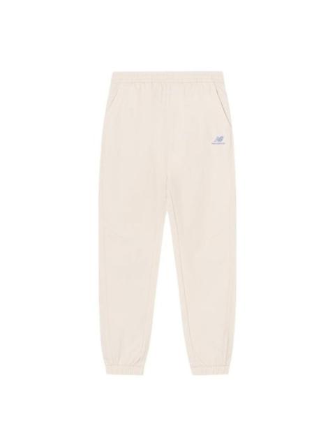 New Balance New Balance Logo Sportswear Pants 'Cream White' 5TC44572-IV