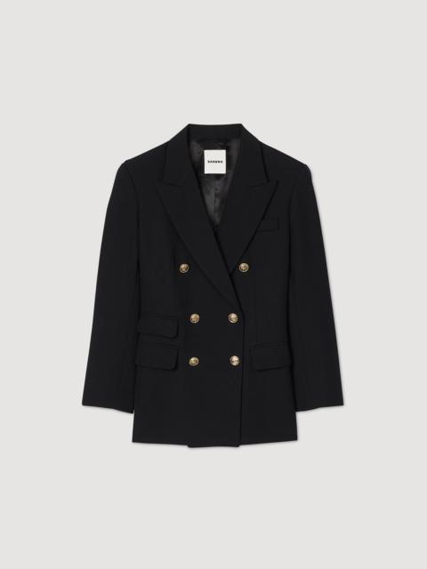 Sandro DOUBLE-BREASTED SUIT JACKET