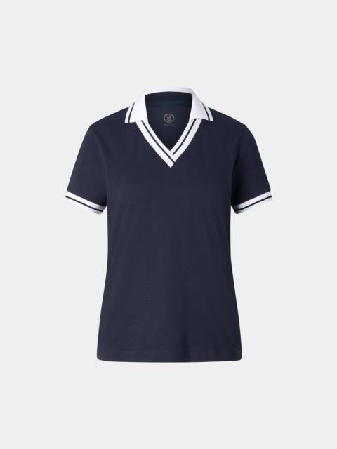 BOGNER Jula functional short-sleeved top in Navy blue