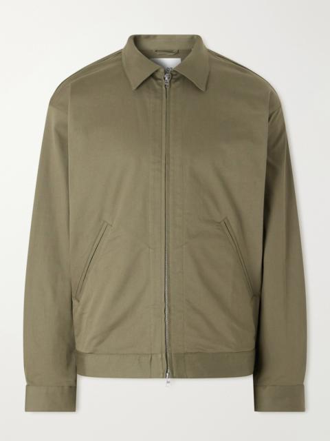NN07 Petrus 1420 Organic Stretch-Cotton Satin Jacket