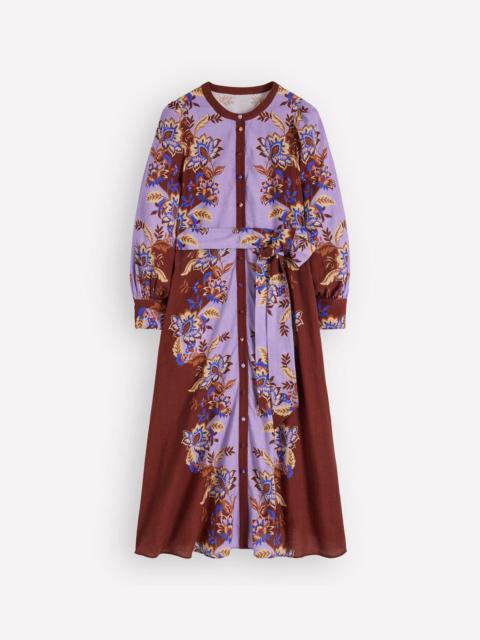 BODEN Blouson Sleeve Occasion Dress-Multi Super Bloom