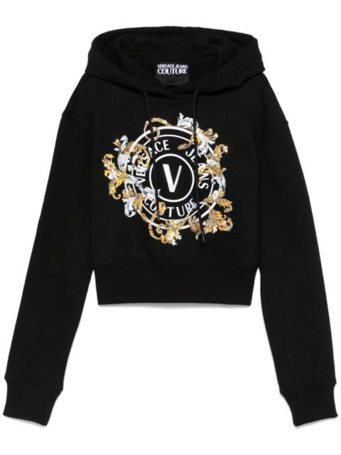 VERSACE JEANS COUTURE logo-print hoodie
