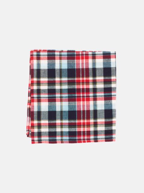 J. PRESS MADRAS POCKET SQUARE