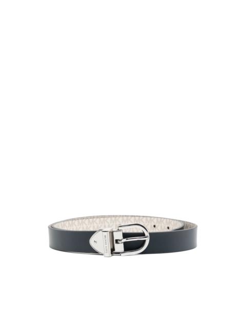 MICHAEL KORS embossed logo belt