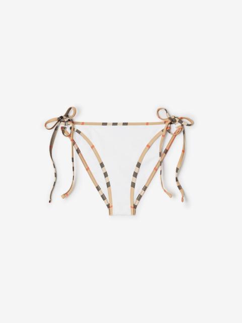 Check Trim Bikini Briefs