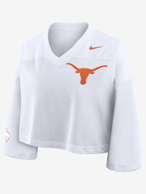 Texas Jersey Women's Nike Dri-FIT College Cropped Top
