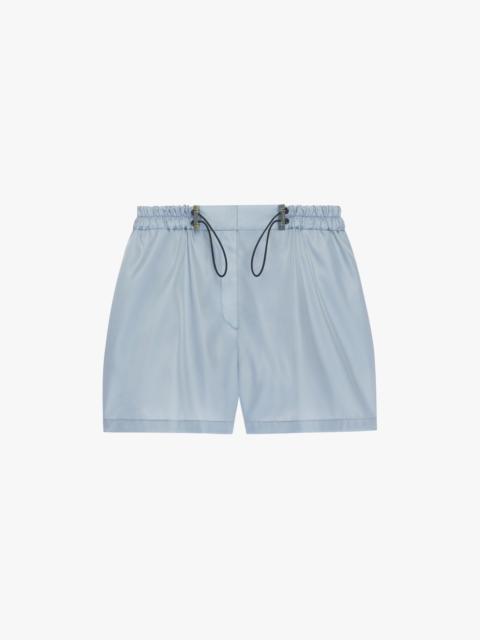 Givenchy SHORTS IN NYLON WITH METALLIC DETAILS