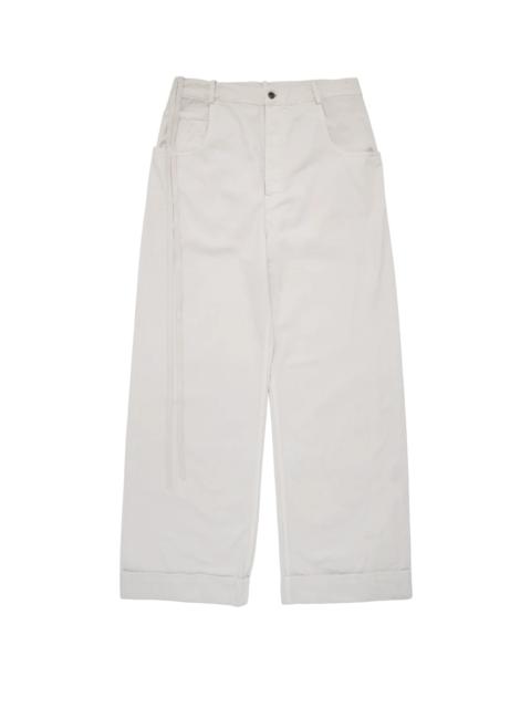 Ann Demeulemeester  Michaël 5-Pockets High Comfort Trousers Ivory