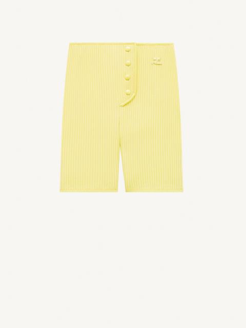 courrèges KNITTED SHORT WAVE