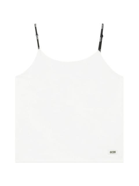 GCDS logo-strap tank top