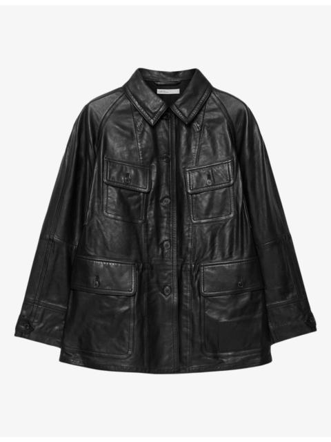 ALLSAINTS Roiya Hunting Leather Jacket