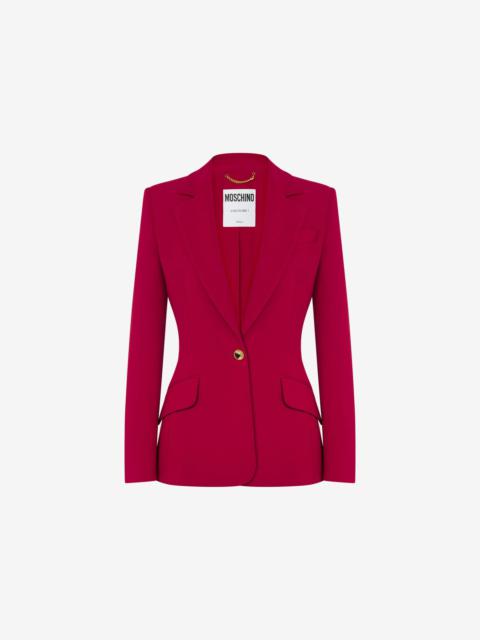 Moschino GOLD HEART BUTTON JACKET