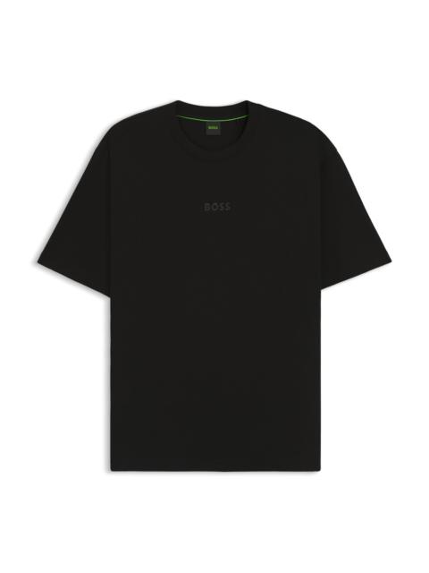BOSS COTTON-JERSEY T-SHIRT WITH TONAL LOGO