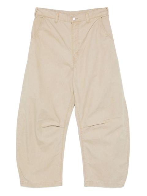 Comme des Garçons Homme crinkled-leg trousers
