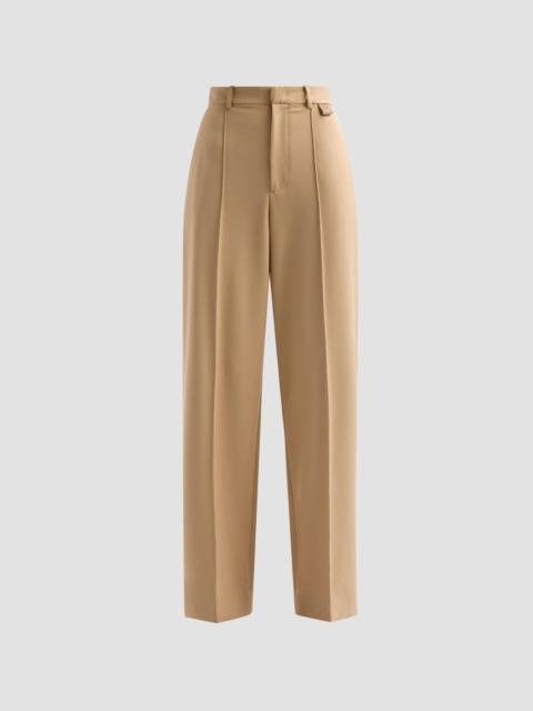 FABIANA FILIPPI Women's Fluid Tech Crease-Front Trousers - Acero
