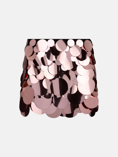 THE ATTICO ''RUE'' ROSE MINI SKIRT