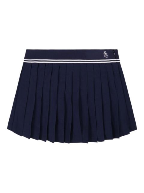 Sporty & Rich pleated mini skirt