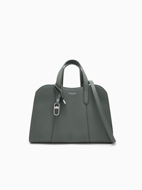 GIORGIO ARMANI HANDBAG IN GRAINED LEATHER