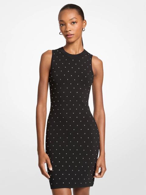 MICHAEL KORS Studded Stretch Viscose Dress