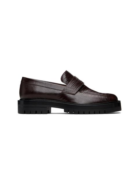 Maison Margiela Brown Tabi County Loafers