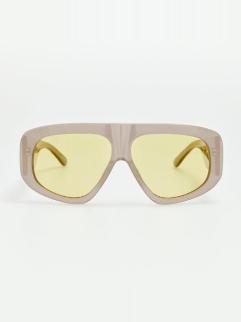 LINDA FARROW Milano Sunglasses in Glitter