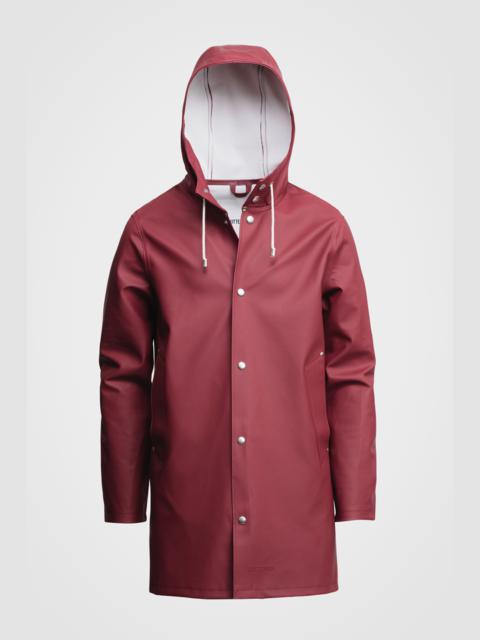 Stutterheim Stockholm Raincoat Burgundy