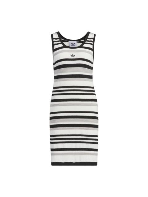 adidas (WMNS) adidas originals KNIT Dress Asia Sizing 'White Black Grey' JI7046