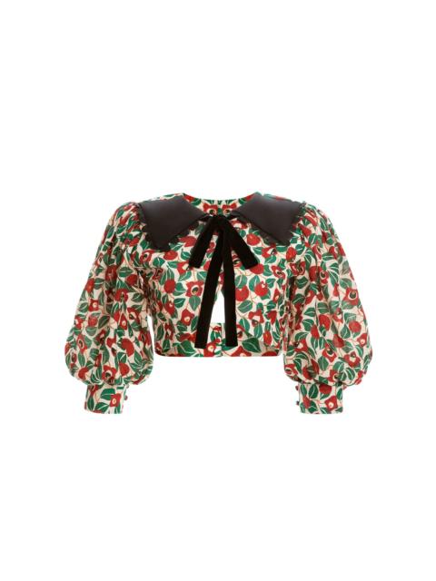 Granate Warana Esmeralda Cropped Top