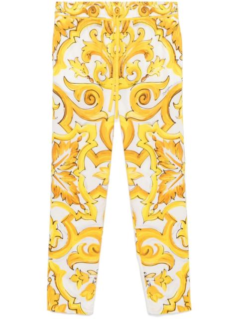 Dolce & Gabbana Majolica-print trousers