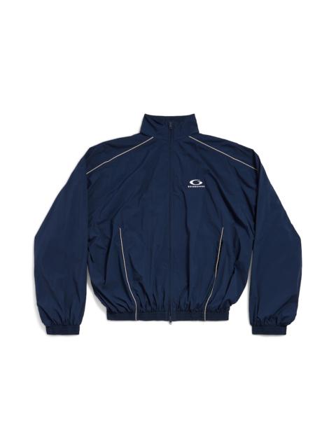 Men's Loop Sports Icon Large Tracksuit Jacket in Navy Blue