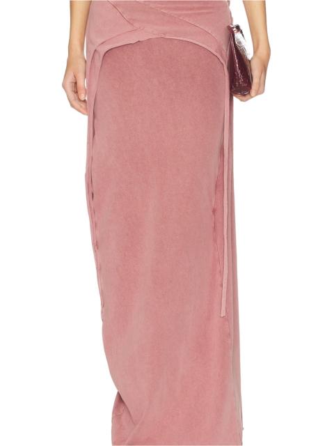Slitted Maxi Skirt in Mauve