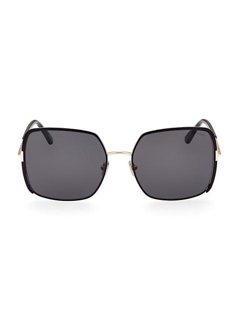 TOM FORD Raphaela 60MM Butterfly Sunglasses