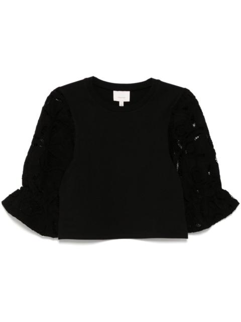 Cinq à Sept embroidered paisley top
