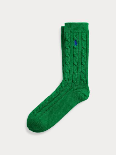 Polo Ralph Lauren Cable-Knit Crew Socks