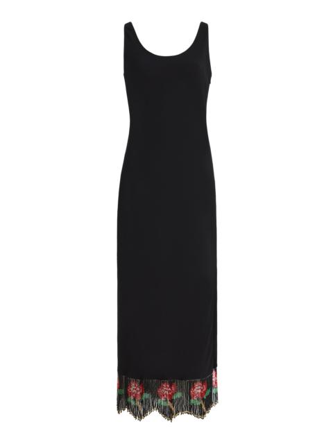 POSSE Exclusive Rosanna Embellished Crepe Maxi Dress