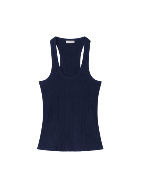 A.L.C. Iris Fine Cotton Knit Tank