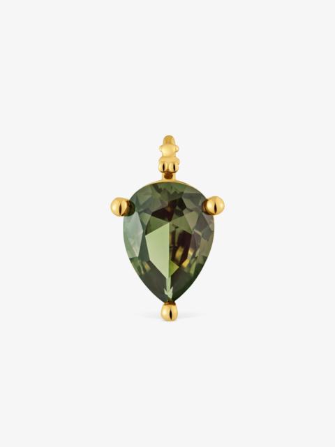 TOUS Small Pendant in 18K gold vermeil and lab-grown green spinel TOUS Color LGG