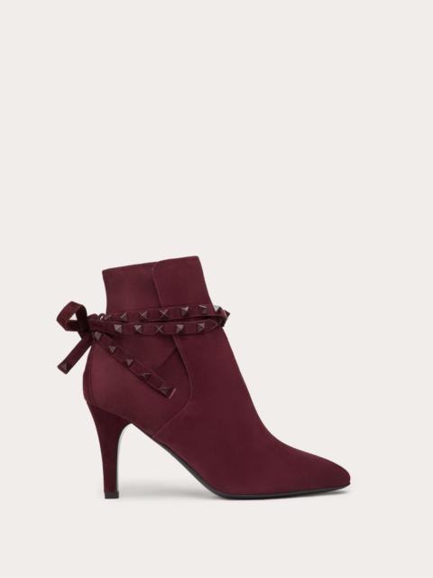 Valentino Rockstud Suede Ankle Boot 85 mm