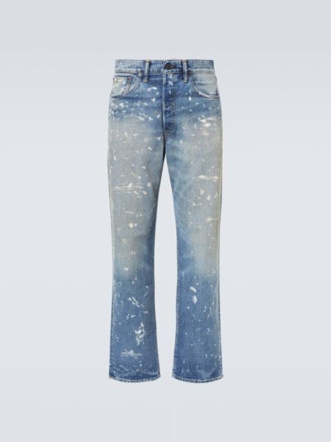 RRL by Ralph Lauren Fenimore faded straight jeans