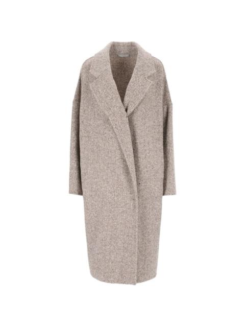 DUŠAN oversized herringbone coat
