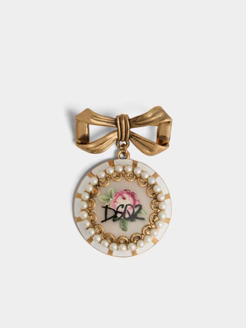 DSQUARED2 GRANNY'S BUNCH BROOCH