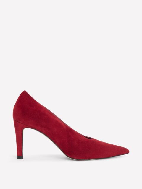 BODEN Pointed Court Shoes-Oxblood
