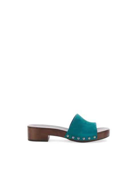 Jeffrey Campbell Cambrie stud-embellished suede sandals