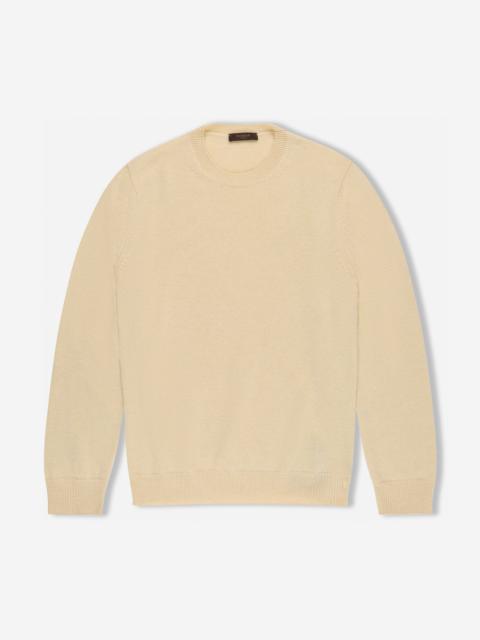 SLOWEAR Slim fit wool round neck jumper