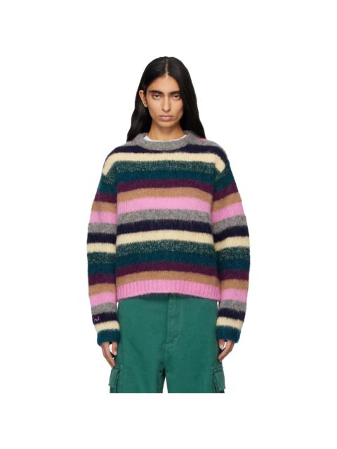 ERL Multicolor Striped Alpaca Crewneck Sweater
